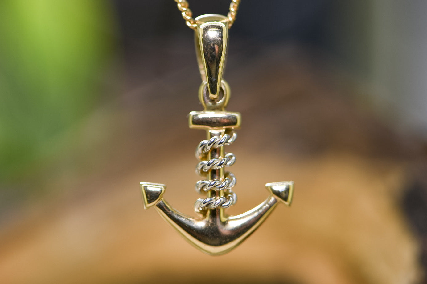 Rope & Anchor Pendant