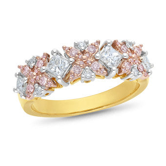 18ct Gold Pink Diamond Engagement Ring