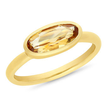 9ct Yellow Gold Citrine Ring