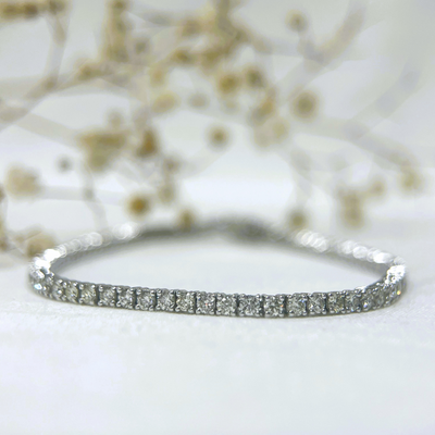 18ct white gold Diamond Tennis Bracelet