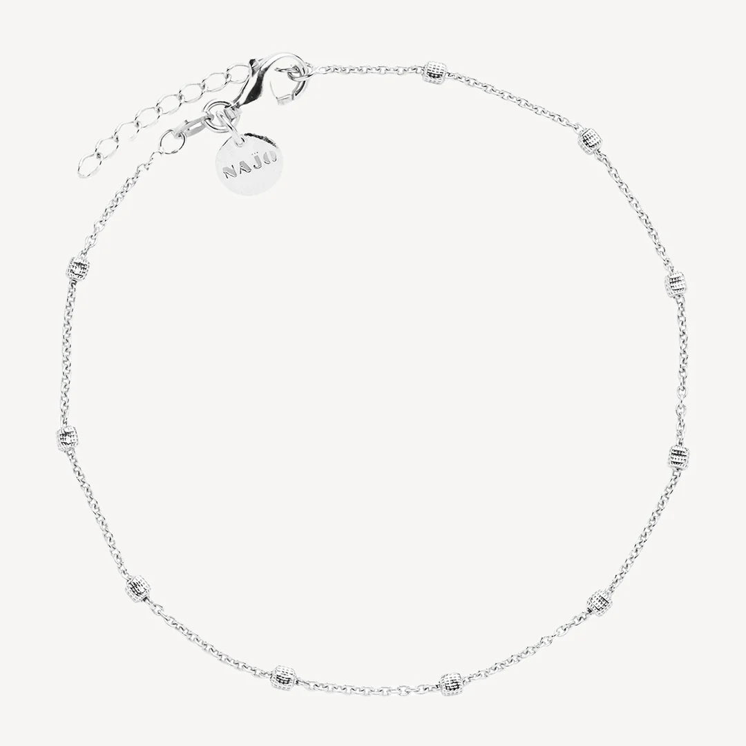 The birdsong Sterling silver anklet