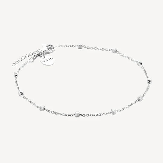 The birdsong Sterling silver anklet