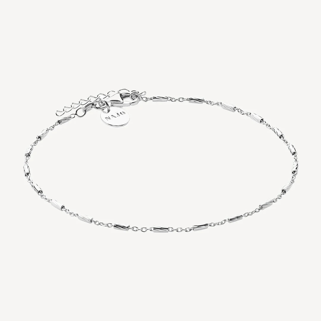 Equilibrium Sterling silver anklet