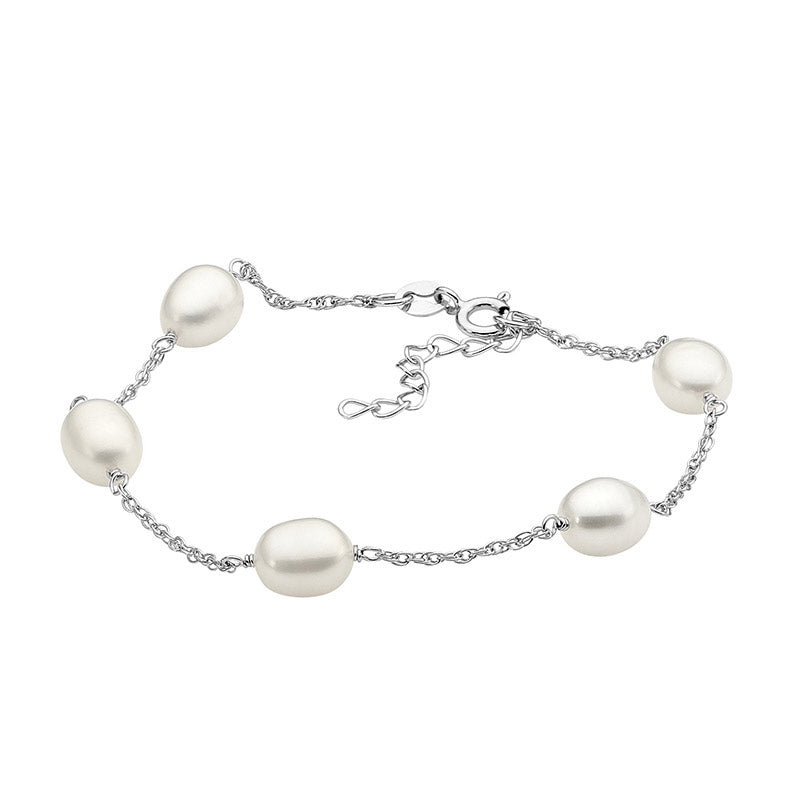 Sterling Silver fresh water pearl bracelet