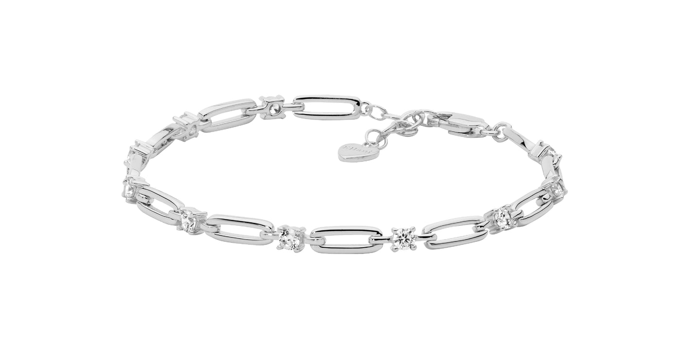 Sterling Silver Cubic Zirconia Bracelet