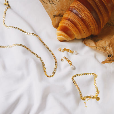Marchioness gold plated petite bracelet