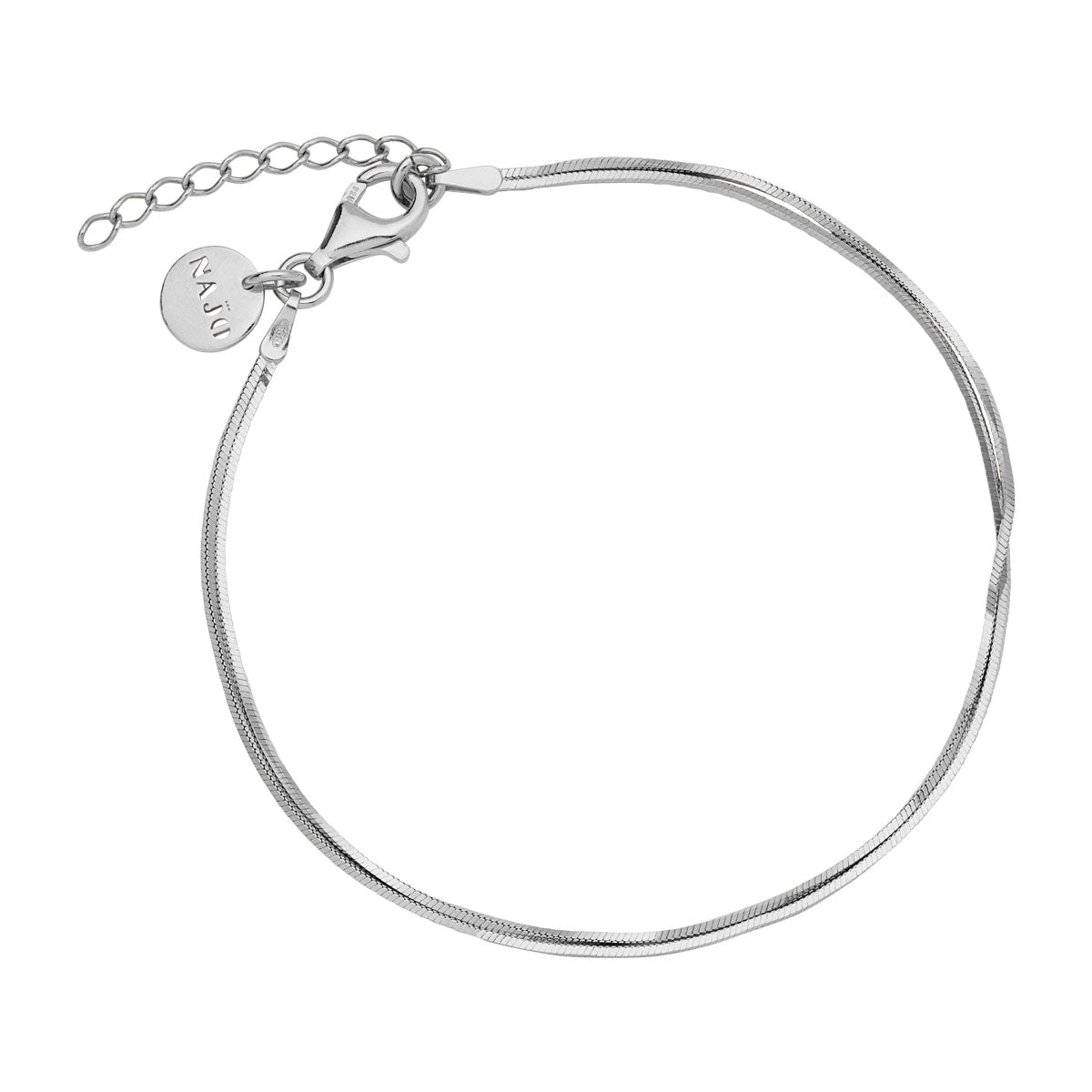 Mirage Silver Double Chain Bracelet
