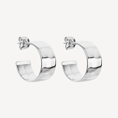 La Dolce Vita Sterling Silver Hoops