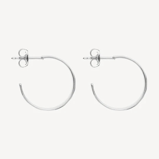 La Dolce Vita Sterling Silver Hoops