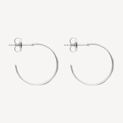 La Dolce Vita Sterling Silver Hoops