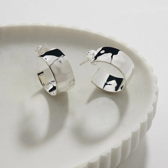 La Dolce Vita Sterling Silver Hoops