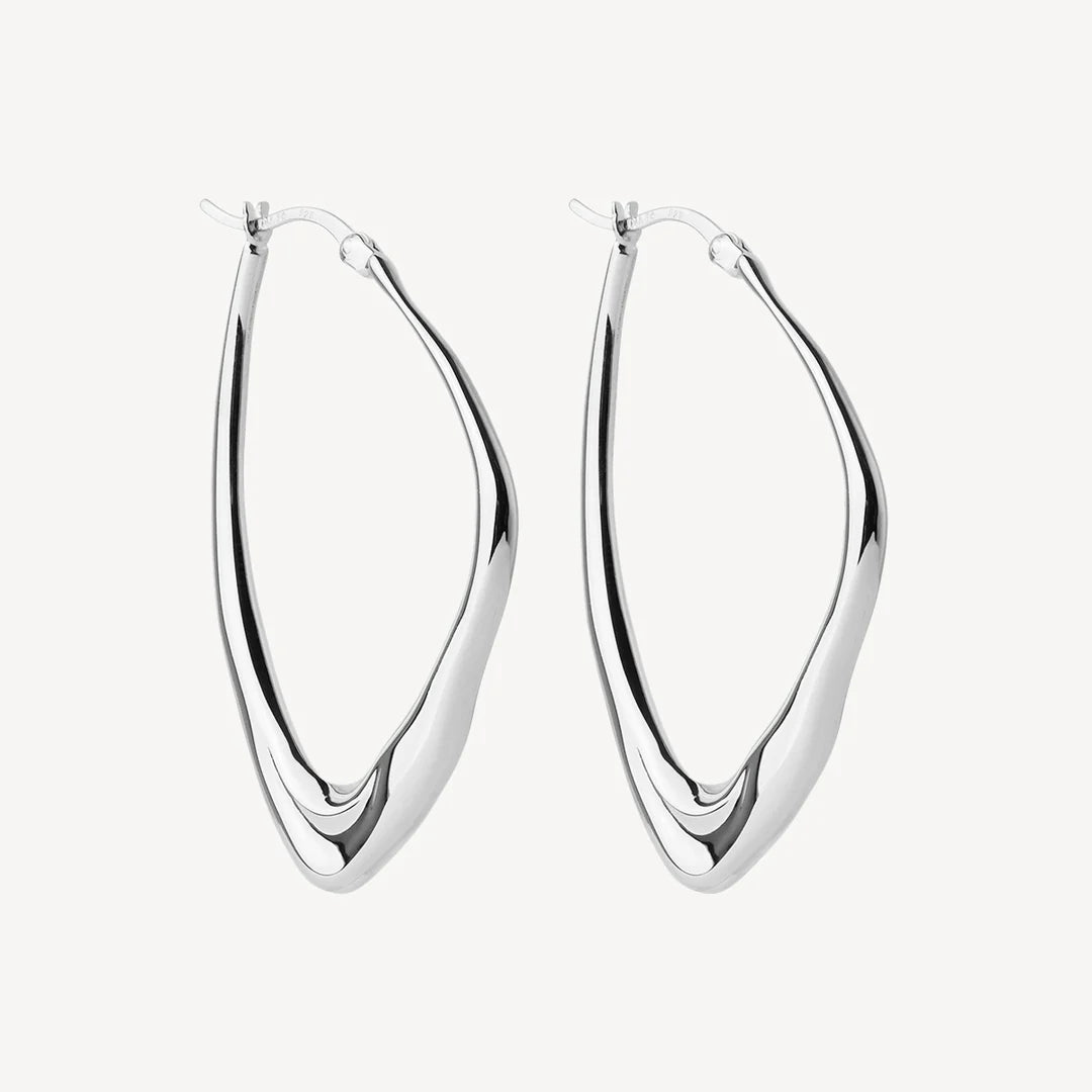 Isola Sterling Silver Hoops