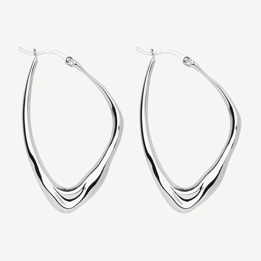 Isola Sterling Silver Hoops