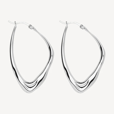 Isola Sterling Silver Hoops