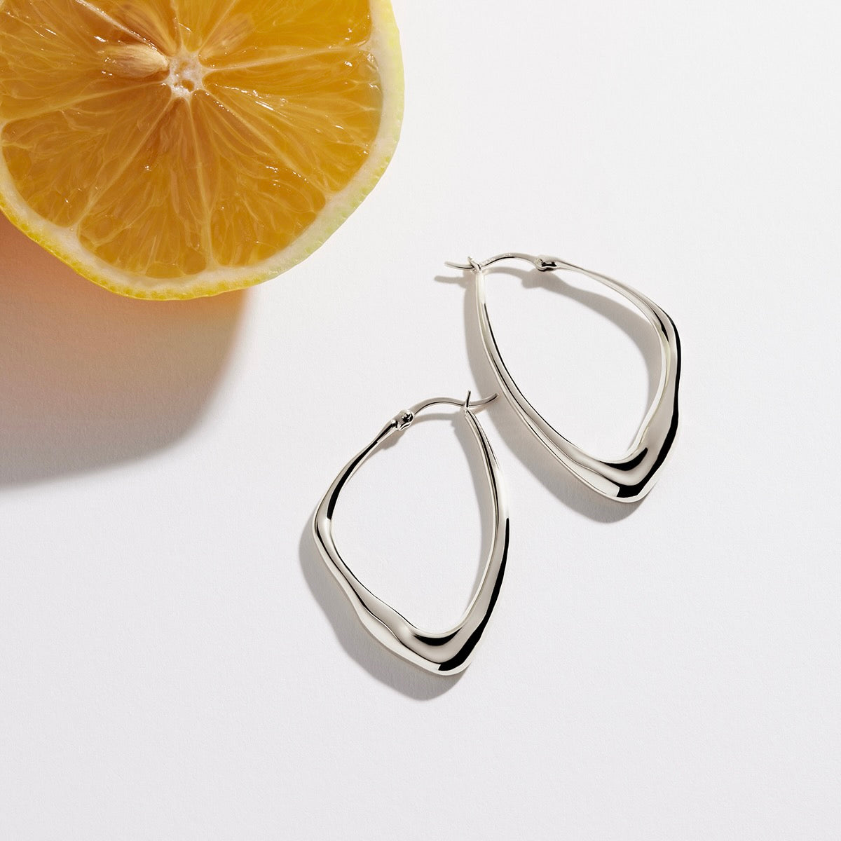 Isola Sterling Silver Hoops