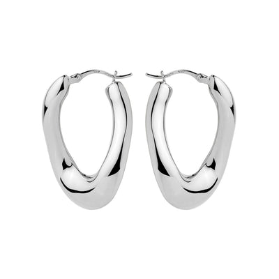 Gravity Sterling Silver hoops