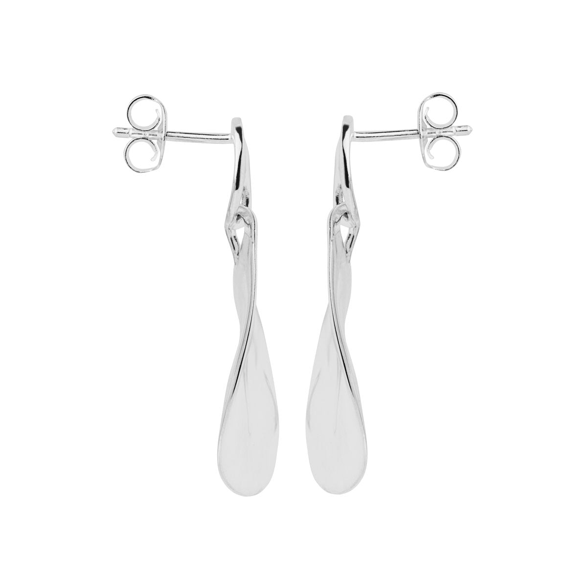 Silva Leaf Sterling Silver Fitted drops