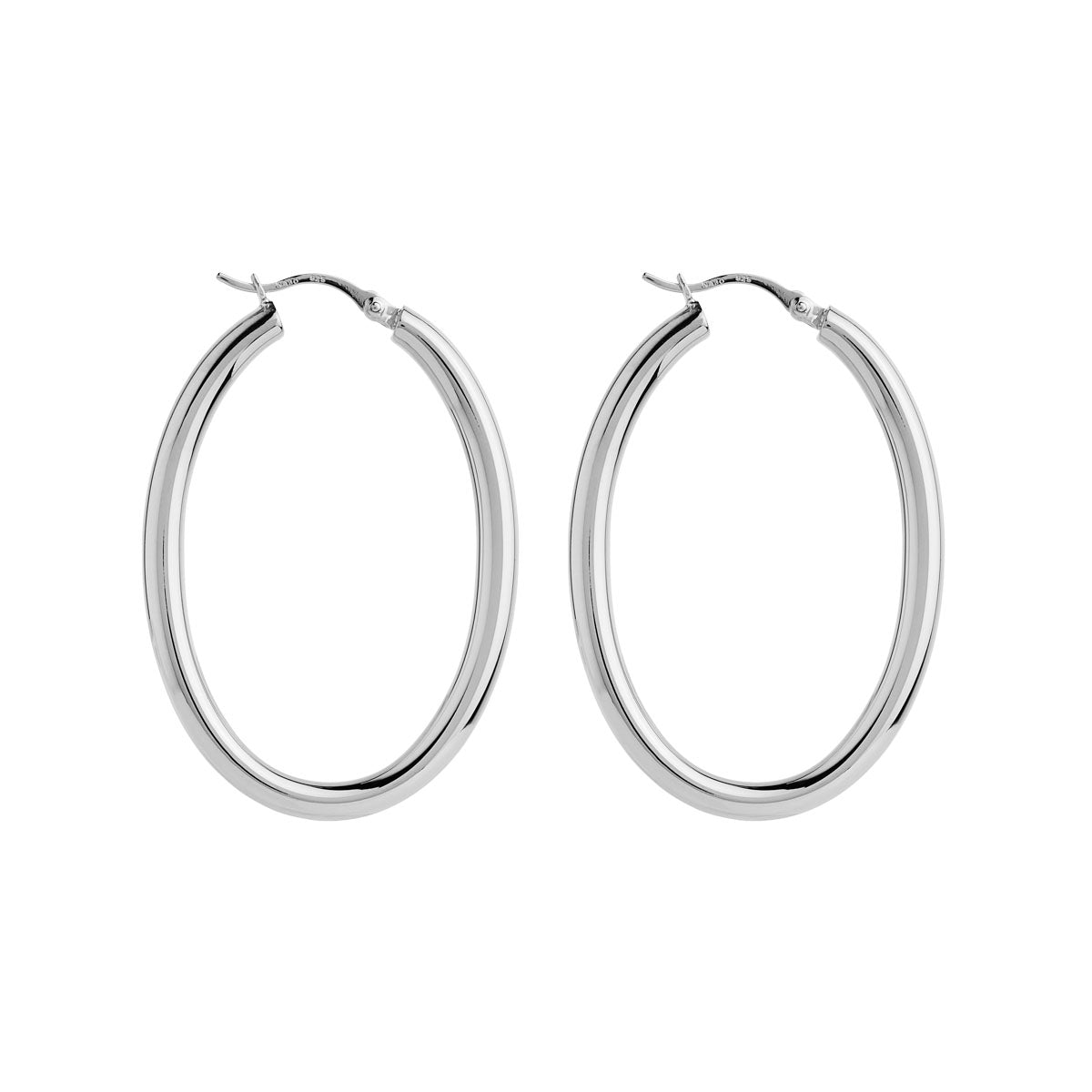 Orbit Sterling Silver Hoop Earrings