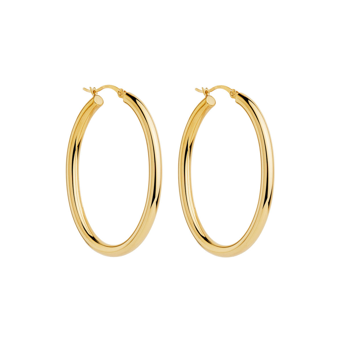 Orbit Gold Plated Hoop Earrings