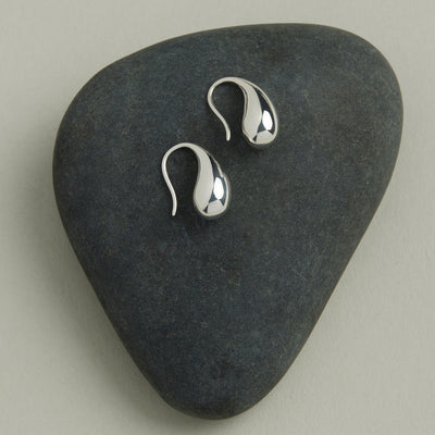 Eau Silver earring