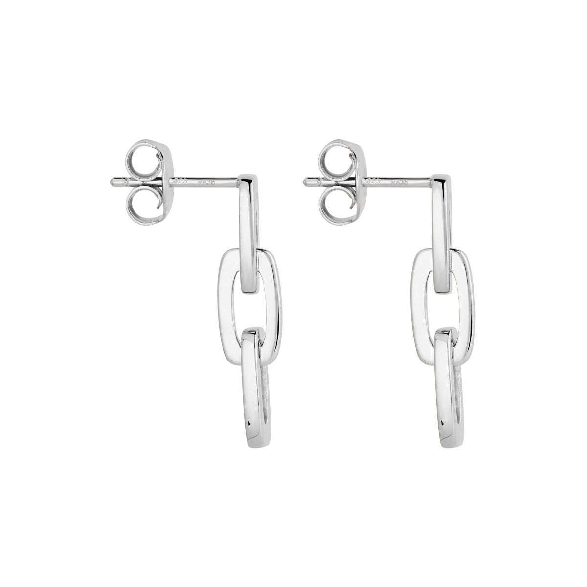 Marchioness Silver Chain Earrings