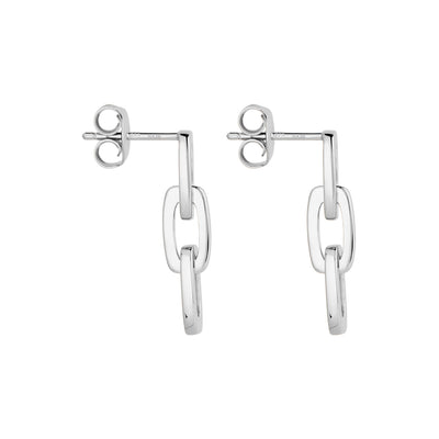 Marchioness Silver Chain Earrings