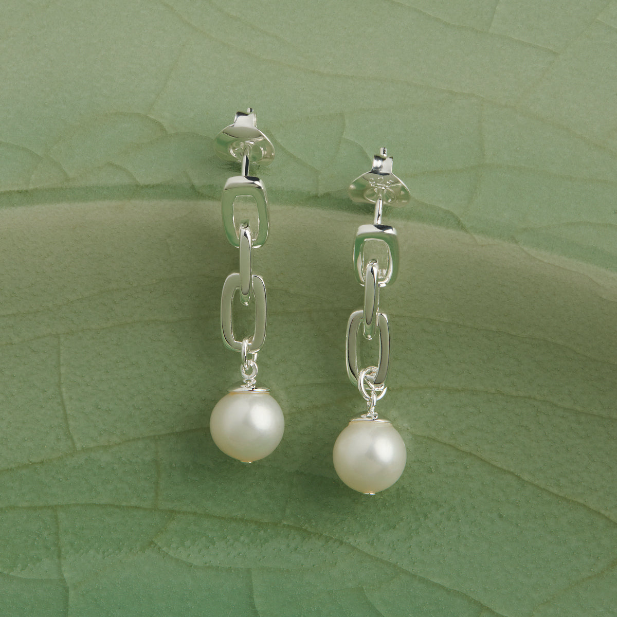 Clair De Lune Silver Earrings