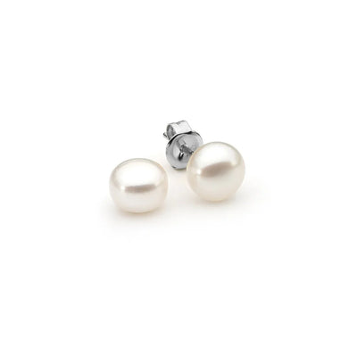 Sterling silver Luna Pearl Stud 7-7.5mm