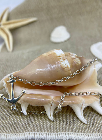 Sterling Silver Anchor Bracelet