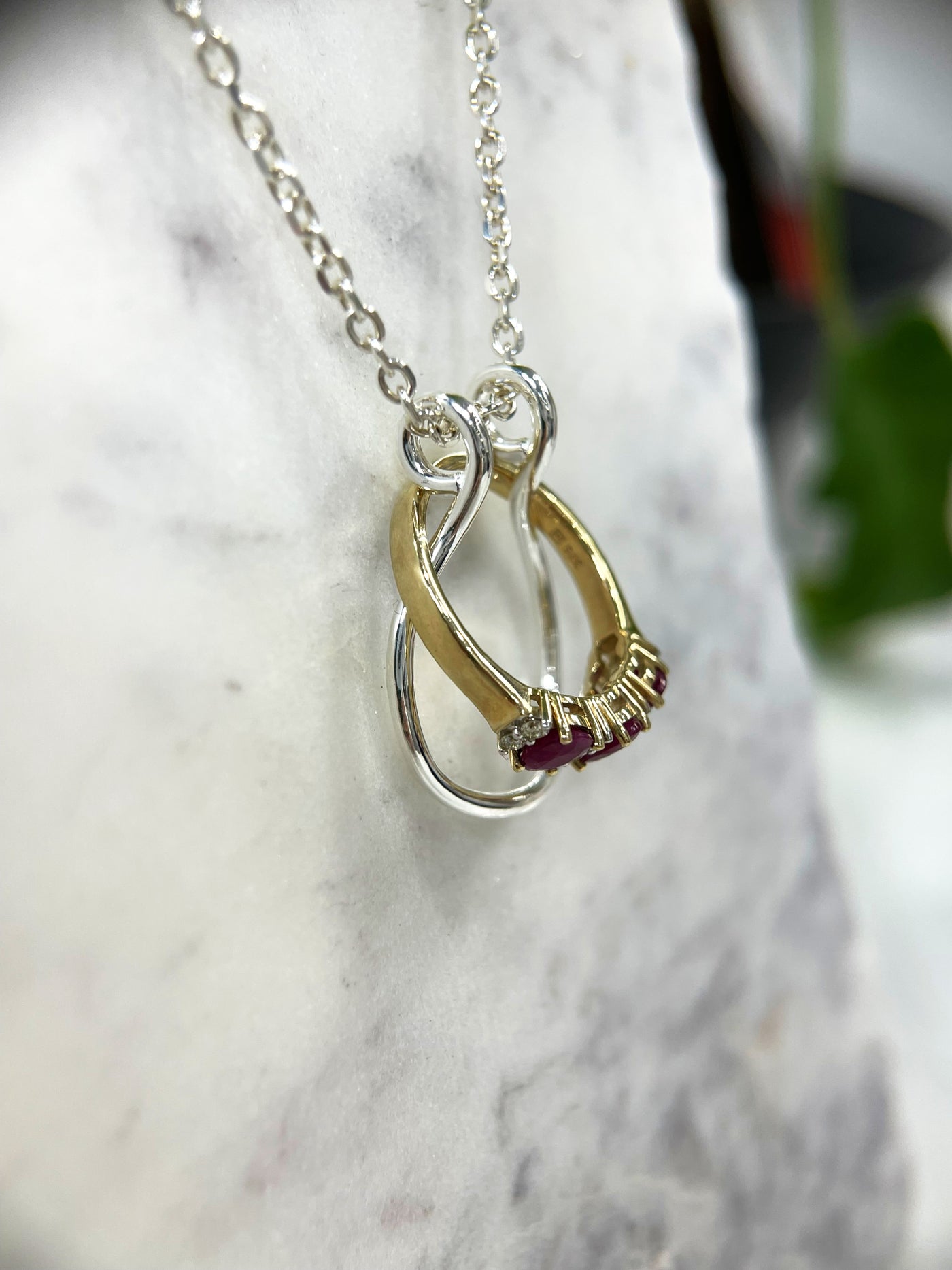 Sterling Silver Ring Keeper Pendant