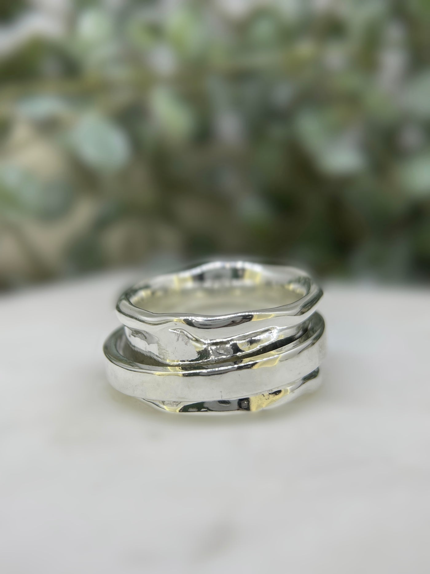 Sterling Silver Spinner Ring