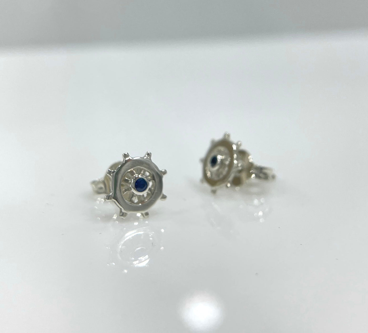 Sterling silver ships Wheel studs
