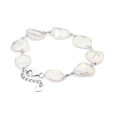 Sterling Silver Pearl bracelet