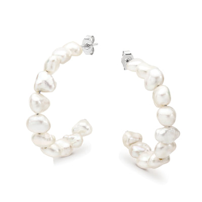 The Emily Pearl Hoops