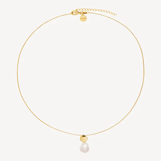 Renaissance Gold plated Pearl Necklace