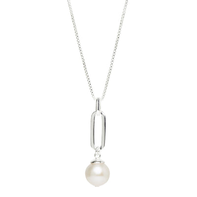 The Enchantress Sterling silver pearl necklace