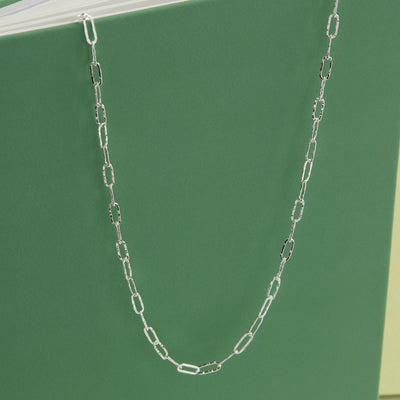 Riviere Silver Necklace