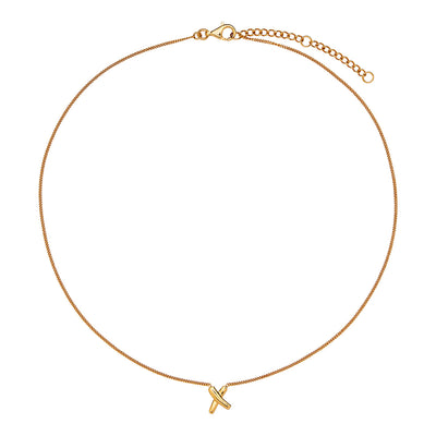 Eau Yellow Gold Plated Necklace