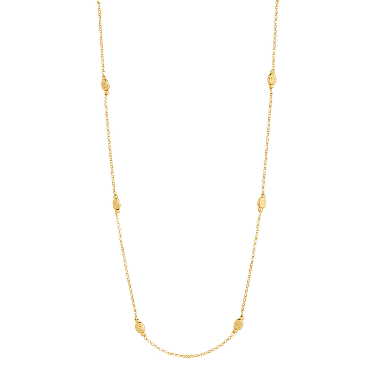 Volare Yellow Gold Plated Necklace