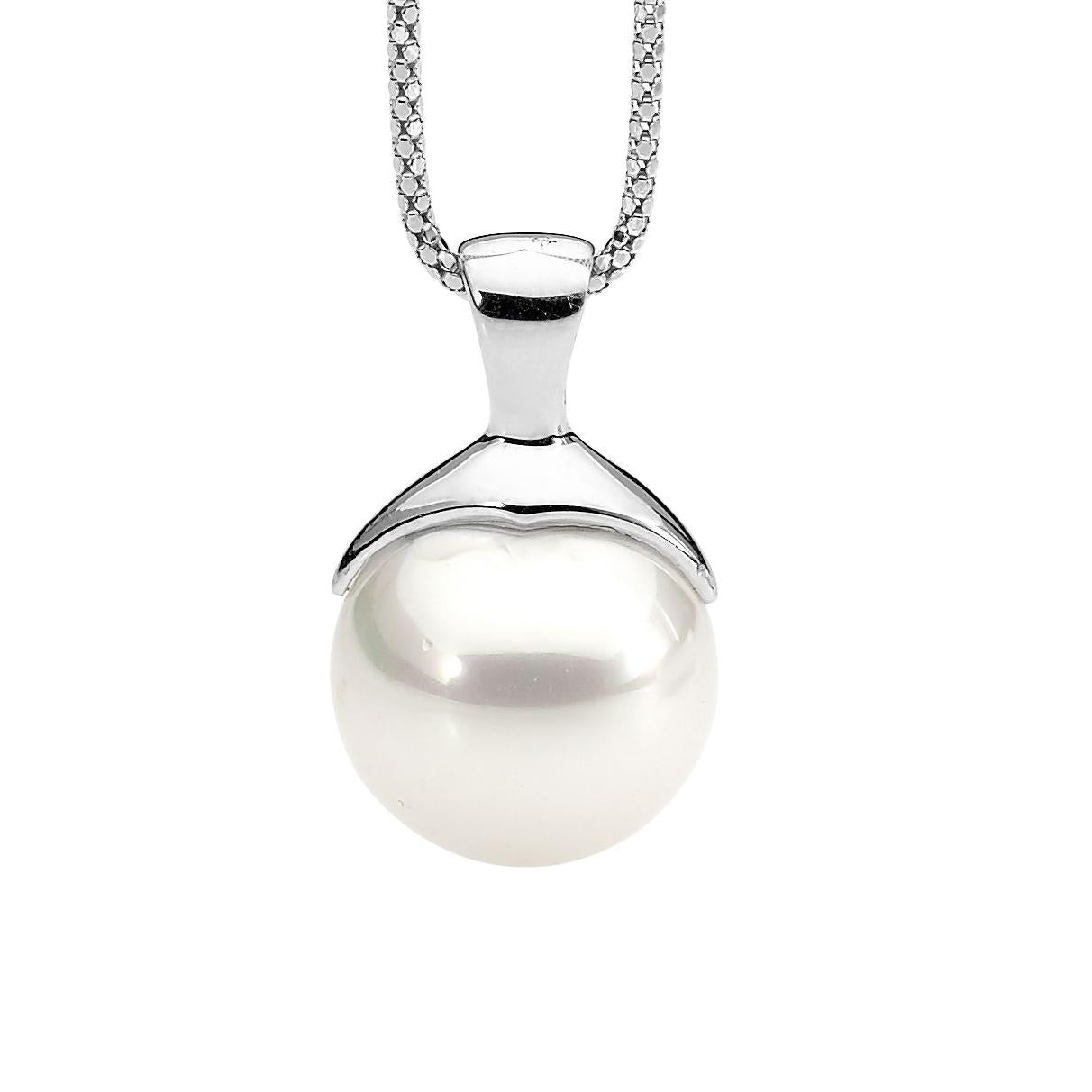 Sterling Silver Fresh water pearl Necklace