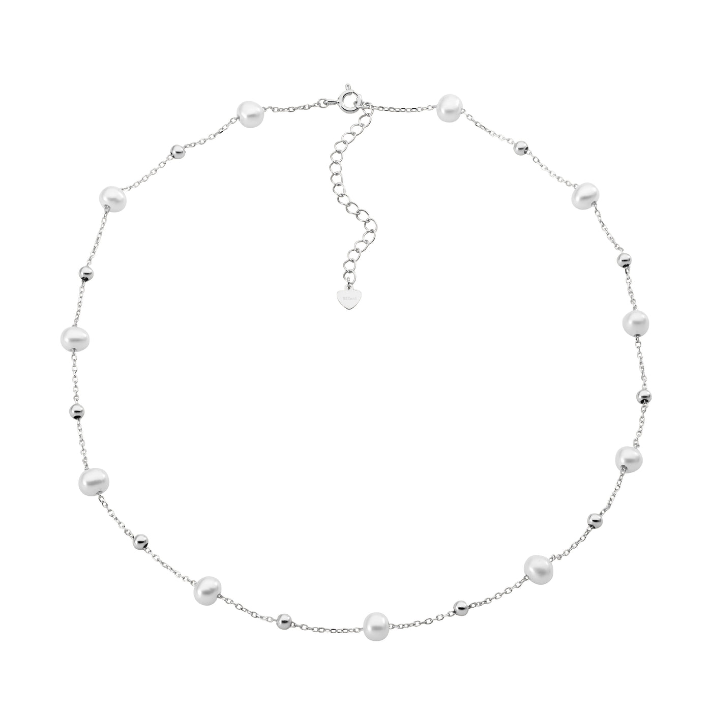 Sterling Silver Pearl Necklace