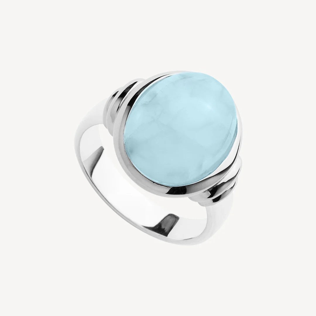 Ulysses Sterling silver Aquamarine ring