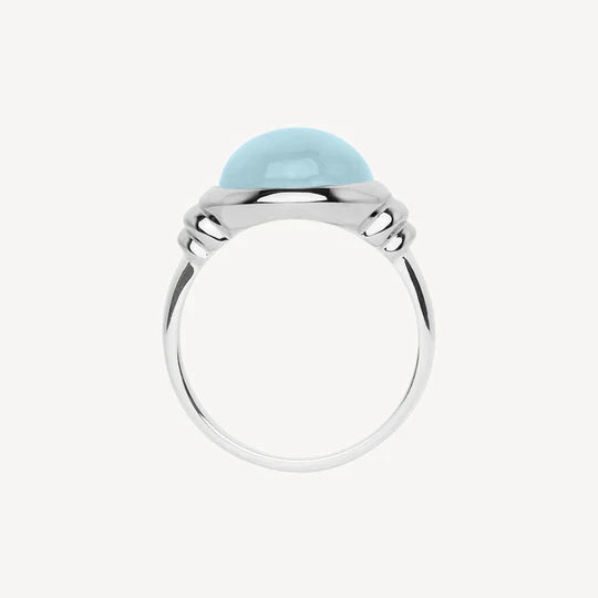 Ulysses Sterling silver Aquamarine ring