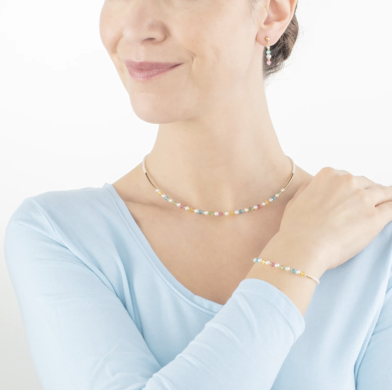 Coeur De Lion princess pearls bracelet mulitcolour